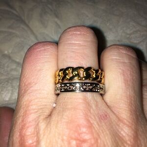 Coach Gold and Silver Women's Ring Set